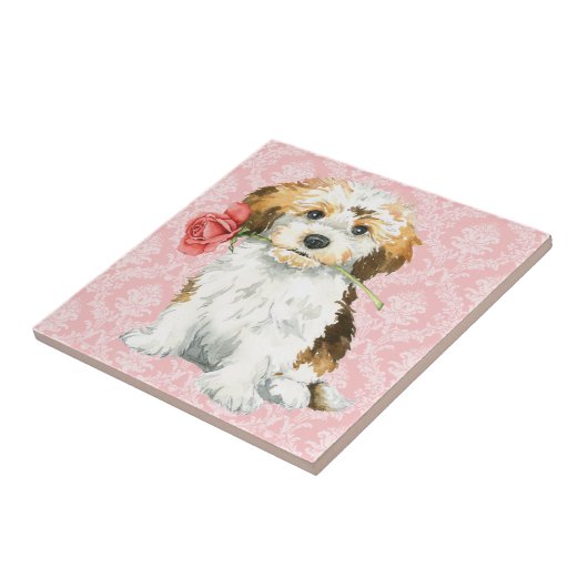 Valentine-Rose Havanese Fliese (Seite)