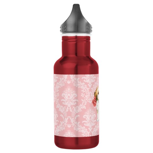 Valentine Rose Havanese Trinkflasche (Links)