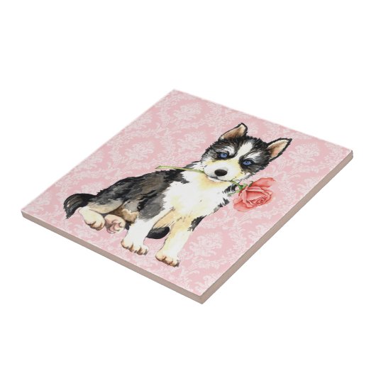 Valentine Rose Husky Fliese (Seite)