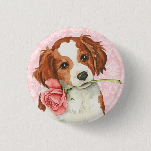 Valentine Rose Kooiker Button (Vorderseite)