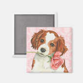 Valentine Rose Kooiker Magnet (Vorderseite/Rückseite)