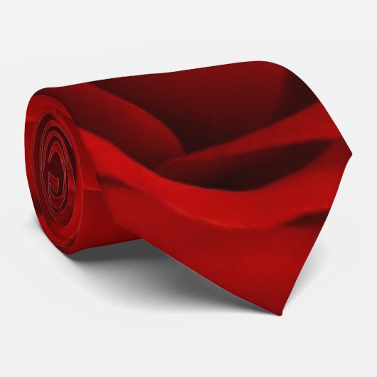 Valentine-Rose Krawatte (Gerollt)