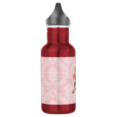 Valentine Rose Min Button Edelstahlflasche (Links)