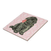 Valentine Rose Neufundland Fliese (Seite)