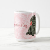 Valentine Rose Neufundland Kaffeetasse (VorderseiteRechts)