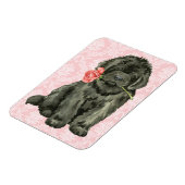 Valentine Rose Neufundland Magnet (Linke Seite)