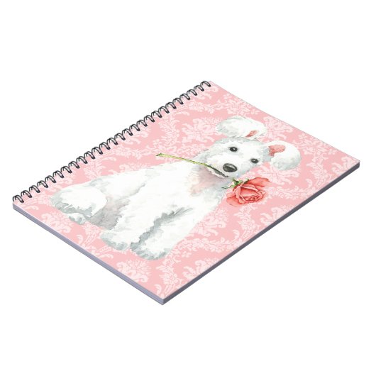 Valentine Rose Pumi Notebook Notizblock (Linke Seite)