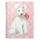 Valentine Rose Pumi Notebook Notizblock (Vorderseite)