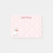 Valentine Rose Pumi Postit Hinweise Post-it Klebezettel (Vorderseite)