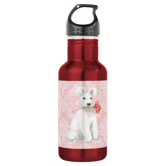 Valentine Rose Pumi Wasserflasche (Vorderseite)