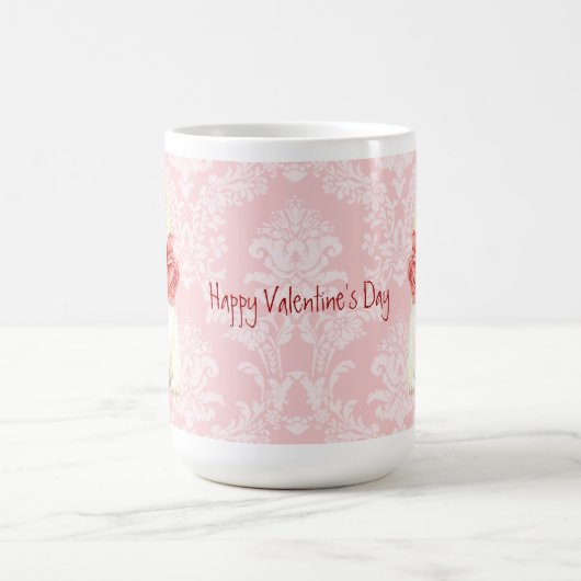 Valentine Rose Samoyed Kaffeetasse (Mittel)