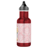 Valentine Rose Seide Terrier Edelstahlflasche (Rechts)