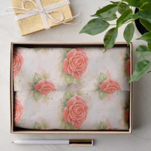 Valentine rose seidenpapier (Geschenk)
