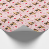 Valentine Rose Shar-Pei Geschenkpapier (Ecke)