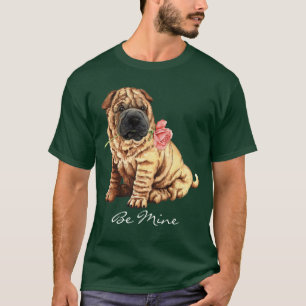 Valentine-Rose Shar-Pei T-Shirt