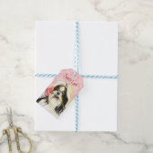 Valentine Rose Shih Tzu Geschenkanhänger (Mit Garn)