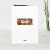 Valentine - Rose sind rot, Violette Lila Karte (Rückseite)