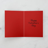 Valentine - Rose sind rot, Violette Lila Karte (Innenseite)