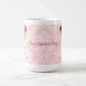Valentine Rose Smooth Fox Terrier Kaffeetasse (Mittel)