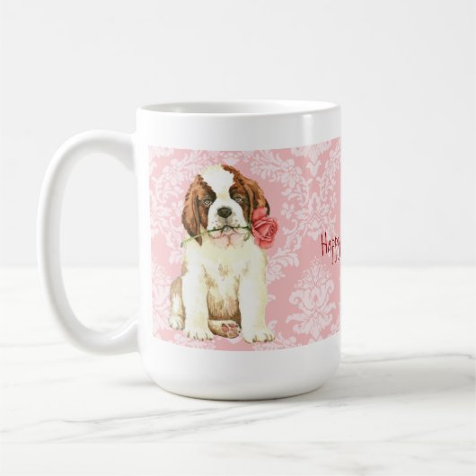 Valentine Rose St. Bernard Kaffeetasse (Links)