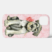 Valentine Rose Standard Schnauzer Case-Mate iPhone Hülle (Rückseite (Horizontal))