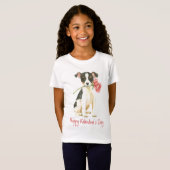 Valentine Rose Toy Fox Terrier T-Shirt (Vorne ganz)