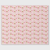 Valentine Rose Welshie Geschenkpapier (Flach)