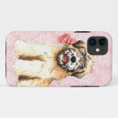 Valentine-Rose Wheaten Case-Mate iPhone Hülle (Rückseite (Horizontal))