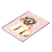 Valentine Rose Wheaten Notizblock (Linke Seite)