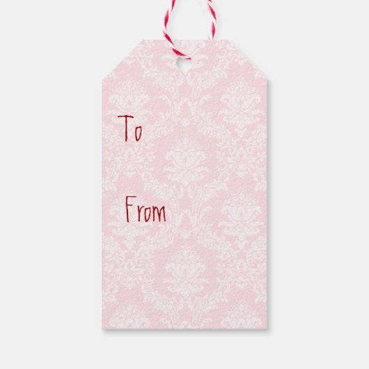 Valentine Rose Whippet Geschenkanhänger (Rückseite)