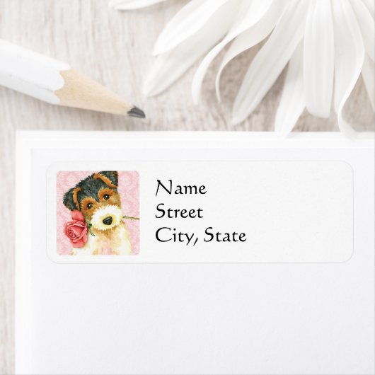 Valentine Rose Wire Fox Terrier (Insitu)