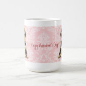 Valentine Rose Yorkie Kaffeetasse (Mittel)