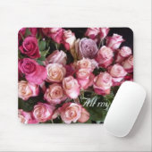 Valentine-Rosen Mousepad (Mit Mouse)