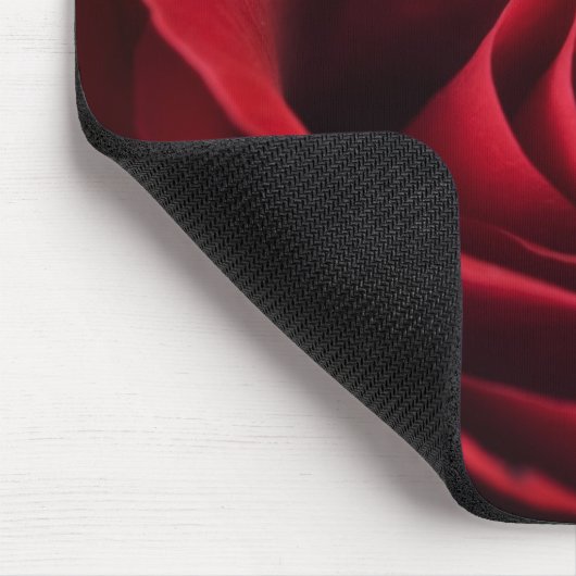 Valentine-Rote Rose Mousepad (Ecke)