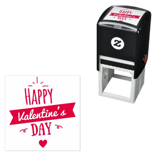 Valentine Rubber Briefmarke Permastempel (Beispiel)