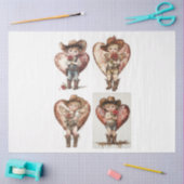 Valentine Rustikale Cupids Seidenpapier (Basteln)