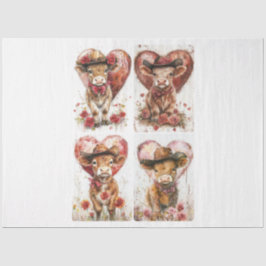 Valentine Rustikale Highlander Seidenpapier