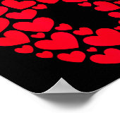 Valentine’s Day 67 Filled With Heart Funny Six Sev Poster (Ecke)