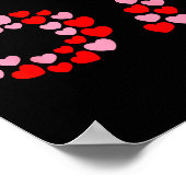 Valentine’s Day 67 Meme 67th Birthday 6 7 Valentin Poster (Ecke)