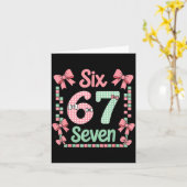 Valentine’s Day 67 Meme Filled With Hearts Funny S Karte (Gelbe Blume)