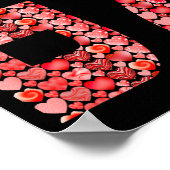 Valentine’s Day 67 Meme Filled With Hearts Funny S Poster (Ecke)