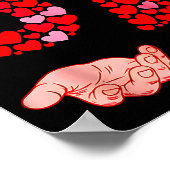 Valentine’s Day 67 Meme Filled With Hearts Funny S Poster (Ecke)