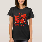 Valentine’s Day 67 Meme Filled With Hearts Funny S T-Shirt (Vorderseite)
