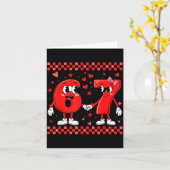 Valentine’s Day 67 Meme Funny Six Seven 6 7 Valent Karte (Gelbe Blume)