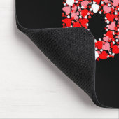 Valentine’s Day 67 Meme With Hearts Funny Six Seve Mousepad (Ecke)