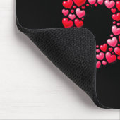 Valentine’s Day 67 Six Seven 6 7 Valentine Hearts Mousepad (Ecke)