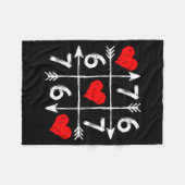 Valentine’s Day 67 Six Seven Meme Love 6 7 Heart C Fleecedecke (Vorderseite (Horizontal))