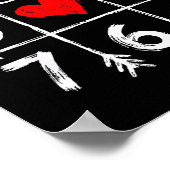 Valentine’s Day 67 Six Seven Meme Love 6 7 Heart C Poster (Ecke)