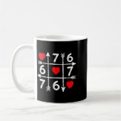 Valentine’s Day 67 Six Seven Meme Love Heart Coupl Kaffeetasse (Links)