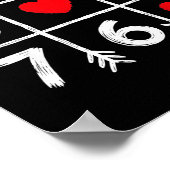 Valentine’s Day 67 Six Seven Meme Love Heart Coupl Poster (Ecke)